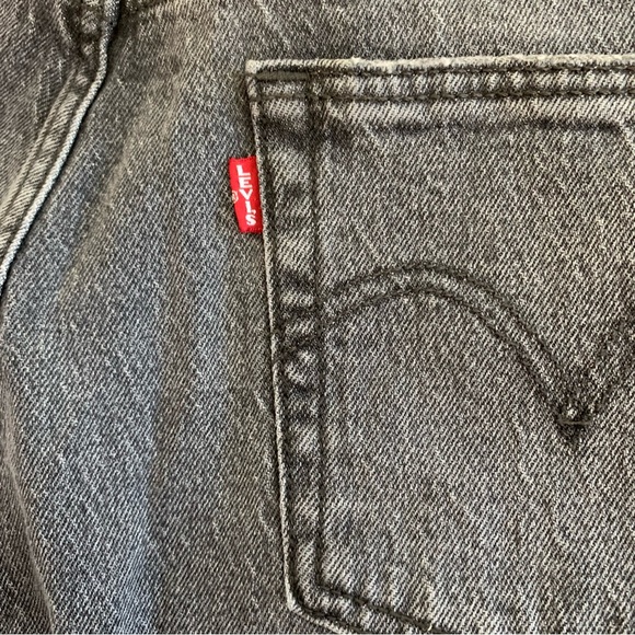Men’s Levi’s 501 Classic Straight Leg Jean Charcoal Gray Size 29 x 30 - Picture 7 of 9